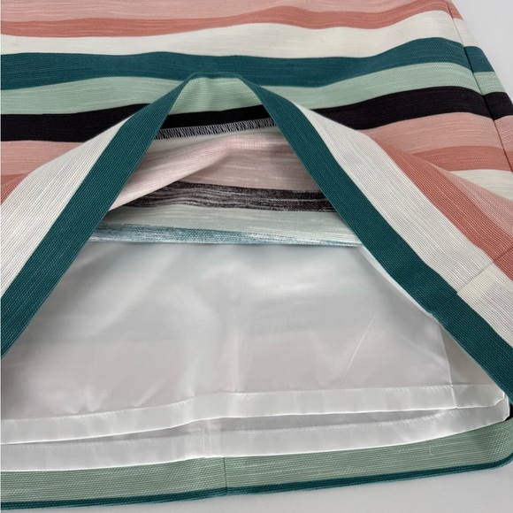 LOFT Women's Petite Striped Layered Mini Skirt - Picture 7 of 10